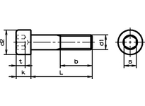 Zyl-Schrauben In-6kt mit Schaft