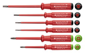 PB Schraubenziehersatz mit isolierten Klingen 5543
