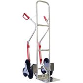 Treppenroller Alu, Radsterne mit je 3 Vollgummiräder