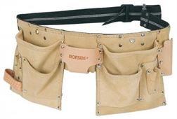 Ironside Werkzeugtasche 11-teilig, aus Spaltleder