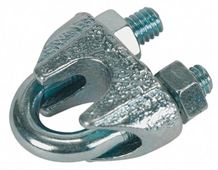 Drahtseilklemme verzinkt DIN 741 - 1/4"