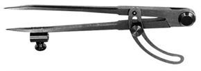 Bogenzirkel mit Bleistifthalter, Länge 150mm
