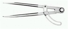 Zirkel mit Stellbogen Länge 200mm