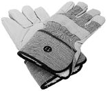 Winterhandschuhe aus Narbenleder "One-Size"