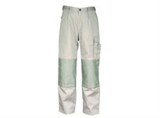 Hose "Airolo" grau 65 % Baumwolle 35 % Polyester