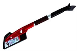 Eiskratzer mit Schaumstoff-Wischer rot/schwarz