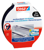tesa Antirutschband, schwarz