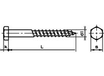 Sechskt-Holzschrauben