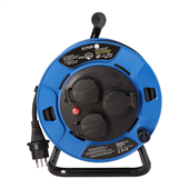 Kunststoff-Kabelrolle schwarz aus PP, IP55