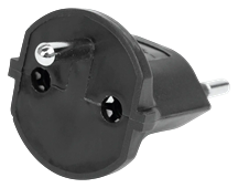 Preview: Fixadapter DE CEE7/7-CH T12 3-polig