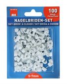 MH Kabelbriden (Nagelbriden) weiss