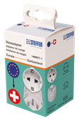 Preview: Reiseadapter EU-CH 3-polig dezentral
