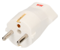 Übergangsstecker 3-polig mit Sicherung 16A 250V