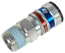 Preview: CEJN Sicherheits-Druckluftkupplung eSafe Serie 300