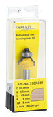 Preview: FAMAG HM-Abrundfräser Radius 6.4mm