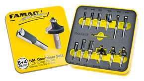 FAMAG HM-Oberfräsersatz 12-teilig