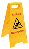 Warnschild aus zähem Kunststoff