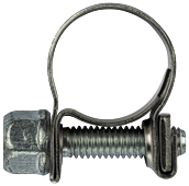 Preview: ABA Schlauchklemme MINIABA rostfrei