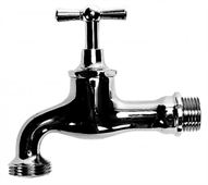 Ventil-Auslaufhahn, messing verchromt