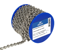 Panzerkette Stahl vernickelt