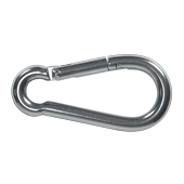 Feuerwehr-Karabinerhaken mit Zahnverschluss 