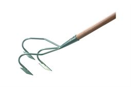 Kultivator mit 3 breiten Stahlzinken