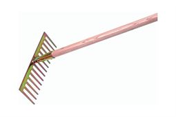 Baurechen mit 14 geraden Zinken, Breite 375mm