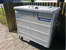 Preview: VERWO Kehrichtcontainer 800 lt, 2-mm-Stahlblech