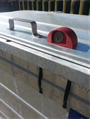 Preview: VERWO Kehrichtcontainer 800 lt, 2-mm-Stahlblech