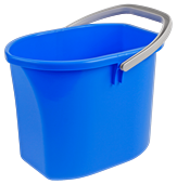 Ebnat Putzeimer aus Kunststoff, oval blau