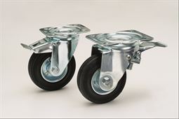 Lenkrolle H237 Vollgummi schwarz Ø200mm