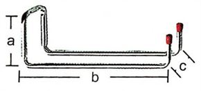 Gerätehalter aus verzinktem Stahlrohr