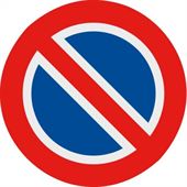 Alu-Schild rund 200x1mm, selbstklebend