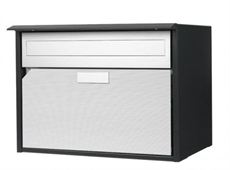 Huber Briefkasten Modell Alu 400, anthrazit