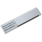 Aluminiumschild "Bitte keine Werbung"