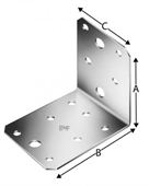 SIMPSON Winkelverbinder ohne Rippe AB70