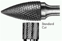 Ultra Tool Hartmetall-Frässtift Standard-Cut Nr. 1