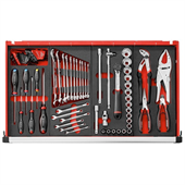 Preview: FACOM Werkstattwagen mit 6 Schubladen -
4 Schubladen Höhe 60mm
1 Schublade Höhe 130mm
1 Schublade Höhe 270mm