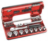 FACOM Steckschlüsselsatz 3/8" 6-kant 18-teilig