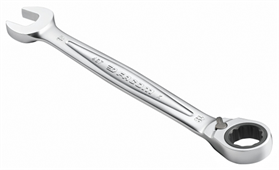 Preview: FACOM Modul mit 12 Gabel-Ringschlüsseln mit Knarre