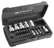 FACOM Steckschlüsselsatz TORX 1/4"+1/2"
