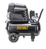 fortec Kompressor 230V, Kesselinhalt 24 ltr.