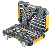 fortec Steckschlüsselkoffer 1/4"+1/2", 82-teilig