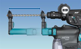 Preview: MAKITA Akku-Bohr- und Spitzhammer SDS+ 40 V max
