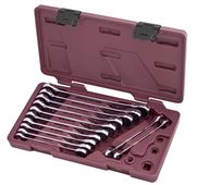 Preview: KRAFTWERK Gabelring-Rätschenschlüssel-Satz