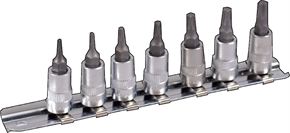 Projahn Steckschlüssel auf Metallschiene