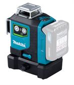 Preview: Makita Akku-Kreuzlinien-Laser 12V, grün 360°