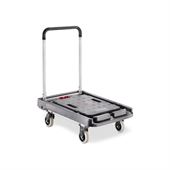 Alu-Plattformwagen mit klappbarem Rollbügel