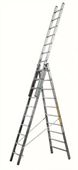 Zarges Mehrzweckleiter 3-teilig, 3 x 8 Sprossen