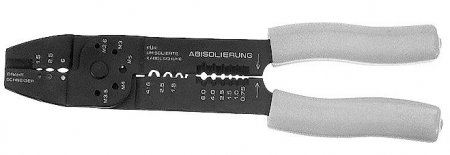 Ironside Kabelschuhzange, schwarz lackiert